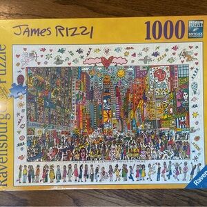 Ravensburger Times Square James Rizzi 1000 Piece Puzzle Brand New Sealed NYC